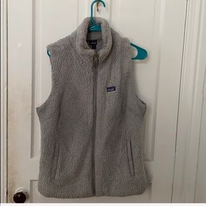 Patagonia grey fleece vest for sale